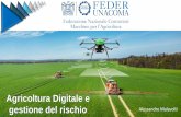 Agricoltura Digitale e gestione del rischio - cesarweb.com · os’è l’agricoltura digitale (4.0) L’ Agricoltura Digitale / Agricoltura 4.0 è caratterizzata dall’integrazione