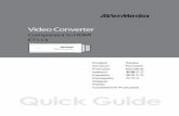 Video Converter - storage.avermedia.comstorage.avermedia.com/web_release_www/ET11X/ET113_QG.pdf · Italiano Español Português ... Conectores de audio estéreo (2) Indicador de alimentación