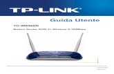 Guida Utente - static.tp-link.com · Il Modem Router ADSL2+ Wireless N300 TD-W8960N è una soluzione all-in-one che integra modem, router ed access point, garantendo eccezionali prestazioni.