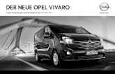 Der Neue Opel ViVarO - opel-niedersachsen.de · Der Neue Opel ViVarO peise, r ausstattungen und technische Daten, 30. März 2015. Opel Vivaro 2 Modell-/Motorenübersicht 1.6 CDTI