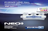 PHENIX USB Neo - meditalia.org · paziente rivoluziona la pratica dell’elettroterapia. Tutti gli esercizi in movimento sono ora possibili in stimolazione e biofeedback. ... clinico,