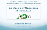 Lo stato dell’Oncologia - media.aiom.itmedia.aiom.it/userfiles/files/doc/AIOM-Servizi/slide/20170427RM_01... · • Riduzione dell’incidenza del complesso dei tumori -2.5% per
