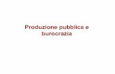 EP 08 Produzione pubblica e burocrazia · Trade-off tra produzione pubblica e regolamentazione • Nella teoria neoclassica, i fallimenti del mercato forniscono una giustificazione