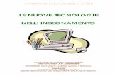 LE NUOVE TECNOLOGIE NELL’ INSEGNAMENTO · Per i discendenti dell’ italiano all’ estero ... In un contesto basato sulle nuove tecnologie e su Internet il ruolo nuovo dell’