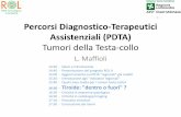 Percorsi Diagnostico-Terapeutici Assistenziali (PDTA) · Percorsi Diagnostico-Terapeutici Assistenziali (PDTA) Tumori della Testa-collo L.Maffioli ...