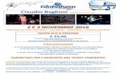 Claudio Baglioni - globalsemviaggi.it · claudio baglioni palasport acireale (ct) 2 e 3 novembre 2018 partenze bus da: palermo – villabate – bagheria – termini imerese quota