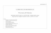 COMUNE DI MONREALE Provincia di Palermo rendiconto 2014.pdf · prospetto di conciliazione - entrate 1 comune di monreale – anno 2014 accertamenti finanziari risconti passivi ratei