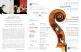 Festival - concertidellecamelie.com · tinua a svelare e riportare in vita opere tra le ... L’incisione delle sue trascrizioni per liuto delle Sonate e Partite di Bach per ... musiche