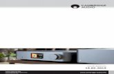 cennik CA 14022019 - audiocenter.pl · azur  5 AZUR 851C - odtwarzacz CD Nowy odtwarzacz CD Azur 851C jest zaawansowanym technologicznie, złożonym urządzeniem z …