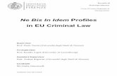 Ne Bis In Idem Profiles in EU Criminal Law text... · Academic Year 2013/2014 Ne Bis In Idem Profiles in EU Criminal Law Supervisor Prof. Paolo Tonini (Università degli Studi di