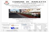 COMUNE DI BARLETTA · Relazione tecnica – Arredo urbano ed opere a verde Progetto Esecutivo I MPRESA E SECUTRICE : P ... miglioramento dell'ecosistema urbano: ...