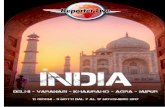 india - cralregionetoscana.org India... · arricchisce con la cultura, sbalordisce con la modernità abbraccia con il ... della architettura afghana del primo periodo. Pranzo in corso