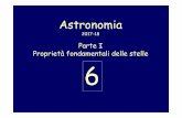 2017-18 Astronomia1 L06 [modalità compatibilità]cosmo.fisica.unimi.it/assets/LezioniAstronomia/astronomia1718/2017... · Utilità degli ammassi stellari. Diagramma HR Ammassi stellari: