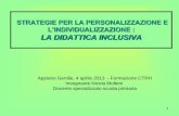 L’INDIVIDUALIZZAZIONE : LA DIDATTICA INCLUSIVAtfalumsa.altervista.org/.../07/Molteni-DIDATTICA-INCLUSIVA-4-4-13.pdf · LA DIDATTICA INCLUSIVA Appiano Gentile, 4 aprile 2013 - Formazione