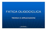 FATICA OLIGOCICLICA - Università degli Studi di Roma "Tor … · Fatica Oligociclica Costruzione di Macchine 3 2 RICHIAMI La fatica èil complesso dei fenomeni per cui un elemento