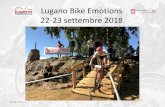 Lugano Bike eMotion - luganoregion.com · Lugano Bike Emotions • La Divisione Sport della Città di Lugano, in collaborazione con l’assoiazione Human Sport Management AG, organizzatrice