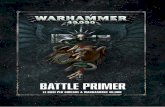 LE BASI PER GIOCARE A WARHAMMER 40,000 · Warhammer 40,000 ti mette al comando di una forza di potenti combattenti e macchine da guerra. Le regole base in queste pagine contengono