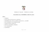Allegato n° - Provincia di Cagliari | Home · Web viewal 31/12/2014 702334 - Determinazioni 15,00 Determinazioni per assunzione impegni di spesa per indennità, rimborsi spese, trasferte