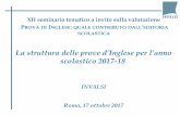 XII seminario tematico a invito sulla valutazione PROVADI ... Ricci 17 ottobre 2017.pdf · (Italiano, Matematica, Inglese) ... • DICEMBRE: Verifica generale della tenuta del processo.