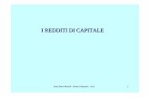 I REDDITI DI CAPITALE - My LIUCmy.liuc.it/MatSup/2011/F84301/6. Redditi di capitale, diversi... · del reddito d’impresa prodotto dalle società di capitali residenti nel territorio