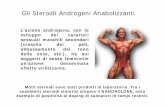 Gli Steroidi Androgeni Anabolizzanti - Fisiokinesiterapiafisiokinesiterapia-news.it/steroidi/cicli_steroidi.pdf · ANABOLIZZANTI Sono ormoni steroidei (testosterone, nandrolone e