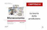 CAPITOLO#6# Lateoria della produzione# - people.unica.itpeople.unica.it/stefanomatta/files/2015/03/Capitolo-6.pdf · Microeconomia 2/ed David A. Besanko, Ronald R. Braeutigam - ©