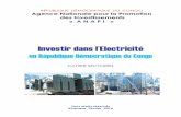 Investir dans l’Electricité - mineconomie.gouv.cdmineconomie.gouv.cd/IMG/pdf/cahier_sectoriel_energie_electricit... · 10 11 Investir dans l΄Électricité en RDC Investir dans