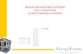 RADIATOR HEATING SYSTEM: from conventional to low ... Files/Radiator... · RADIATOR HEATING SYSTEM: from conventional to low-temperature systems . June 2009 . ... The first two parts
