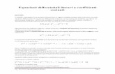 Equazioni differenziali lineari a coefficienti costantiripetizioni.doomby.com/medias/files/equazioni-differenziali... · Per. Ind. Prof. Ing. Alessandro Bianco Pag. 1 Equazioni differenziali