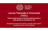 Laurea Triennale in Economia (TrEC) - economia.unipd.it · Classe delle lauree in Scienze dell'economia e della gestione aziendale ... Contenuti e casi internazionali ... Governo