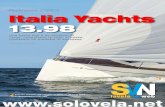 Recensione analitica Italia Yachts 13 - solovela.net · cosa importante ai fini della sicurezza. Al centro del pozzetto, tra le due panche, un gavone sul piano di calpestio, nasconde