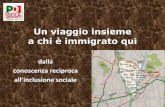Un viaggio insieme a chi è immigrato qui - Bergamo Che Unisce · Un viaggio insieme a chi è immigrato qui dalla conoscenza reciproca all’inclusione sociale . Il sogno del viaggio