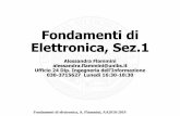 Fondamenti di Elettronica, Sez - alessandra-flammini.unibs.italessandra-flammini.unibs.it/EG_FED/EG_AA1819/FE/FEI_l1_2018_b.pdf · Fondamenti di elettronica, A. Flammini 3 Nota, correnti