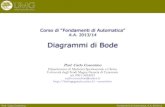 Diagrammi di Bode - istruzioneonline.oneminutesite.it · Prof. Carlo Cosentino 1 Fondamenti di Automatica, A.A. 2013/14 Corso di “Fondamenti di Automatica” A.A. 2013/14 Diagrammi