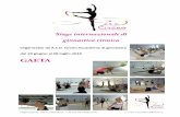 Stage internazionale di ginnastica ritmica - IoGinnasta.com · campionato italiano di serie A1; 2012, ... • La musica degli esercizi € 30; • L'albergo organizza le gite turistiche