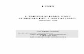 LENIN L'IMPERIALISMO FASE SUPREMA DEL CAPITALISMO · 3 Il testo è tratto da «Lenin opere scelte in due volumi» vol.I, ed.in lingua estera, Mosca 1947; Prefazione alle edizioni