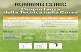 RUNNING CLINIC - correrenaturale.com · RUNNING CLINIC Venerdì 12 Dicembre, ore 20:45 ... • Come intraprendere un percorso di transizione ... Locandina Seminari