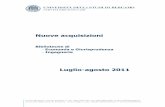 Nuove acquisizioni - Università di Bergamoservizibibliotecari.unibg.it/acq/ecoing110708.pdf · Obiettivo di questo manuale, che si avvale della esperienza didattica maturata durante