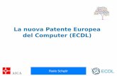 La nuova Patente Europea del Computer (ECDL)bambinieinformazione.provincia.treviso.it/.../7_Schgor.pdf · ECDL BASE Online Collaboration Presentation ... 1 Settembre 20131 Settembre