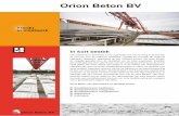 Ster(k) in maatwerk - orionbeton.com Beton documentatie... · Orion Beton BV Orion Beton BV in Enschede is een organisatie met veel ervaring in de branche en met oog voor de toekomst.