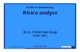 dr.ir. Christ van Gurp KOAC-NPC - asfaltblij.nl · Gunnen op waarde: hoe doe je dat? Risico’s & Aanbesteden Leidraad aanbesteden van geïntegreerde contracten. Gecalculeerde risico’s.