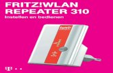 FrITZ!Wlan repeaTer 310 - thuisservice.t-mobile.nl · Hoe je een FRITZ!OS-update uitvoert, kun je lezen op pagina 24. ... – Installeer de FRITZ!WLAN Repeater niet bij onweer. ...