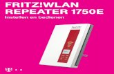 FrITZ!Wlan repeaTer 1750e - thuisservice.t-mobile.nl · Hoe je een FRITZ!OS-up-date uitvoert, kun je lezen op pagina 25. ... Via de FRITZ!WLAN Repeater krijgen je WiFi-apparaten toegang