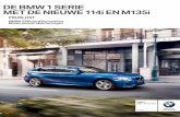DE BMW 1 SERIE MET DE NIEUWE 114i EN M135i - …pdf.otokiosk.nl/120701 BMW 1-serie 3 en 5 deurs prijslijst.pdf · Inhoud prijslijst BMW 1 Serie 3- en 5-deurs Leveringsprogramma BMW