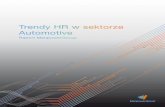 Trendy HR w sektorze Automotive - manpowergroup.pl file• Prezentacja wyników badania − Ocena sytuacji na rynku i wyzwania stojące przed branżą − Outsourcing funkcji i elastyczne