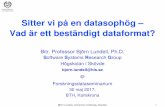 Sitter vi på en datasophög – Vad är ett beständigt dataformat?¥-en... · i Sverige inte identifierat (och därmed ej heller kan redovisa) någon erfarenhet från någon organisation