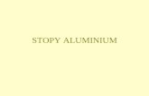 STOPY ALUMINIUM - mech.pg.edu.pl · Orientacyjne zakresy steženia pierwiastków stopowych w stopach aluminium z cynkiem Grupa stopów Durale cynkowe do obróbki plastycznej Stop