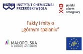 Fakty i mity o „górnym spalaniu” · Słyszymy że „palenie od góry” •Łatwe, bezinwestycyjne rozwiązanie problemu zanieczyszczenia powietrza w Polsce •Wystarczy nauczyć
