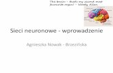 Sieci neuronowe - wprowadzenie - Strona Głównazsi.tech.us.edu.pl/~nowak/asiZ/ASI_Z_w4.pdf · Diagnoza sieci neuronowej - ... W kolejnym kroku sprawdza czy uzyskana podpowiedźz