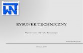 RYSUNEK TECHNICZNY - pracownicy.uwm.edu.plpracownicy.uwm.edu.pl/wojsob/pliki/publikacje/rt-03.pdf · W rysunku technicznym maszynowym wymiary kątowe podaje się w stopniach, minutach